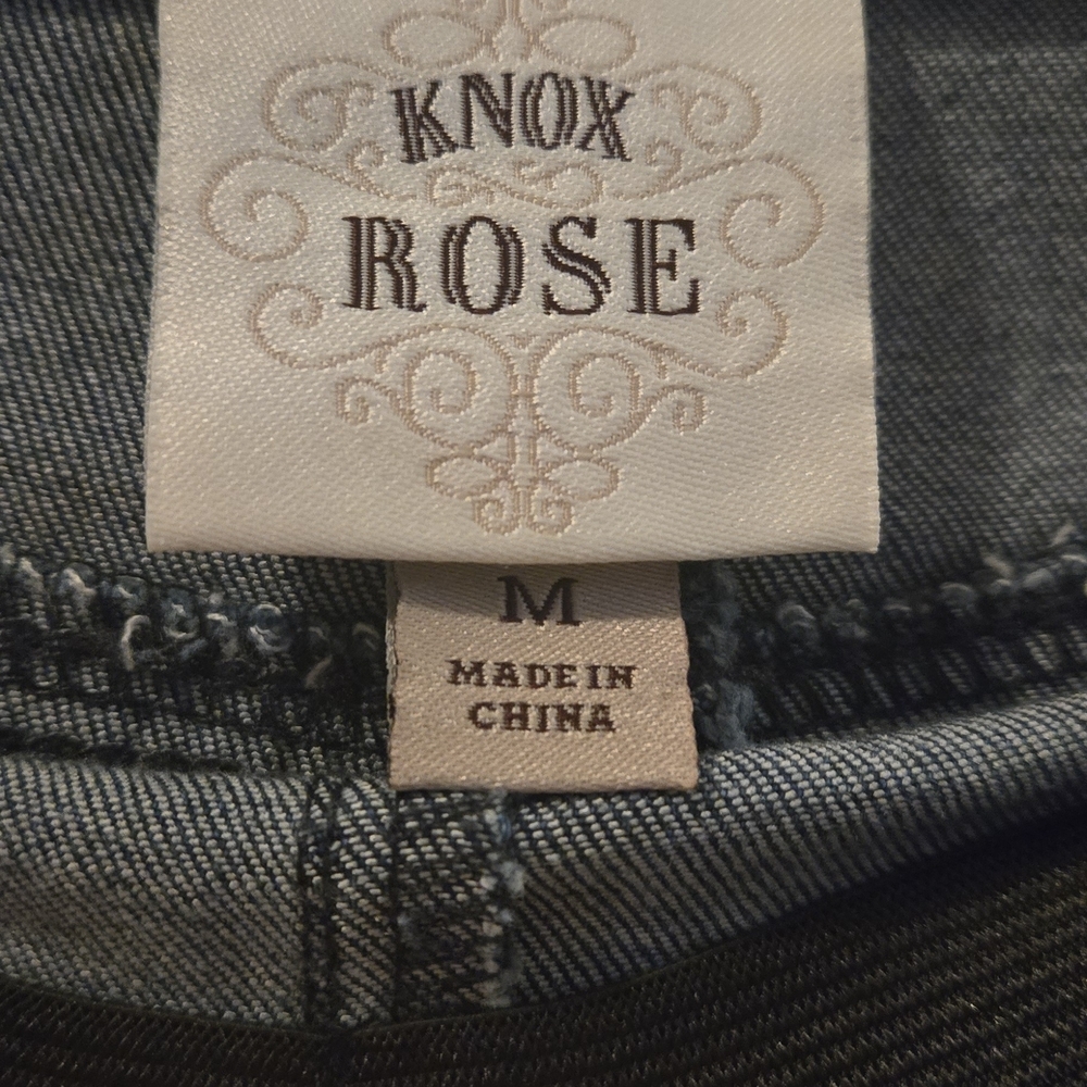 Knox Rose Blue Flare Jeans - Picture 2 of 11
